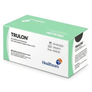 Healthium Trulon Suture 6-0 - SN3331 Pack of 12