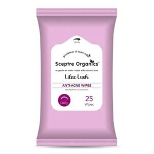 Sceptre Organics Lilac Lush Anti-Acne Wipes - Pack of 25