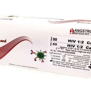 Angstrom Angcard HIV 1/2 Rapid Card - Pack of 50 Tests
