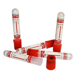 J.K. Diagnostic Clot Activator Non Vacuum Blood Collection Tube - 4ml Pack of 100 Tubes (EACCA04)