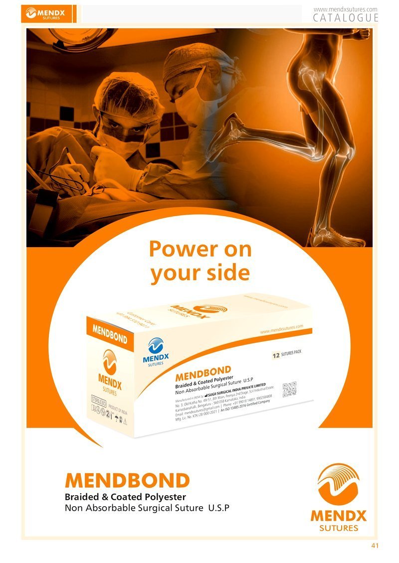 Mendx Mendbond Suture 2-0 - MS-617A Pack of 12 - Image 3