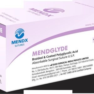 Mendx Mendglyde Suture 1-0 - MS-2343 Pack of 12
