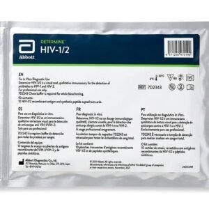 Abbott Determine HIV-1/2 Rapid Card - Pack of 100 Tests