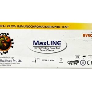 Avecon Maxline HIV 1/2 Triline Rapid Card - Pack of 50 Tests