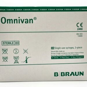 B Braun Omnivan 10ml Duo Syringe with Needle - 21G x 1Inch Pack of 50 (4751021-IN-OYS)
