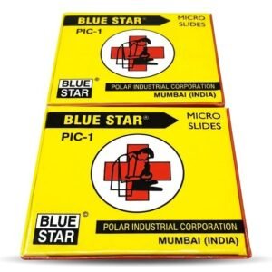 Blue Star Micro 75mmx25mm 1.35mm PIC 1 50 Slides - Box of 10 Packets