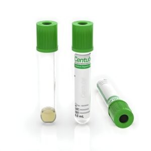 Centube Sodium Heparin + Gel Non Vaccum Blood Collection Tube - 3.5ml Pack of 100 Tubes (CT1P78L)