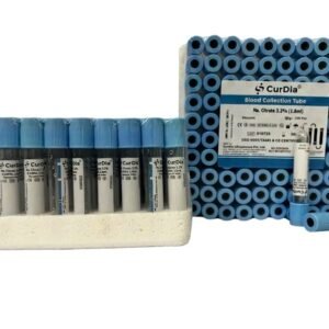 Curdia Sodium Citrate 3.2% Blood Collection Tube - 1.8ml Pack of 100 Pieces