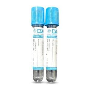 DBO Sodium Citrate Non Vacuum Blood Collection Tube - 1.8ml Pack of 100 Tubes