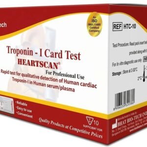 Heart-Scan Troponin-I Rapid Card - Pack of 10 Test (HTC)