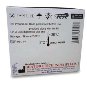 Hepa-Scan HBsAg Rapid Card - Pack of 50 Test (HBC)