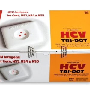 J. Mitra HCV Tri-Dot Rapid Card - Pack of 100 Tests