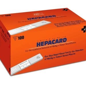 J. Mitra Hepacard HBV rapid card - Pack of 100 Tests.
