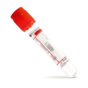 Krivida Clot Activator Vacuum Blood Collection Tube - 4ml Pack of 100 Pieces (KV-4CA-V)