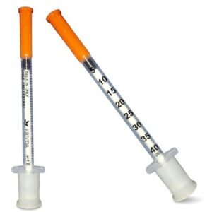 Krivida MeFine U100 Insulin Syringe 0.5ml - 31G x 6mm Pack of 100 (KV-IS100-53106)