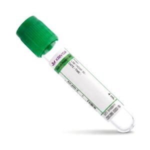 Krivida Lithium Heparin Vacuum Blood Collection Tube - 4ml Pack of 100 Pieces (KV-4HL-V)