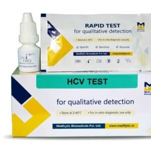 Medilytic Biomedicals HCV Antibody Rapid Card - Pack of 25 Tests