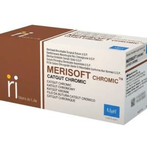 Meril Merisoft Chromic Suture 4-0 - ME4048 Pack of 12