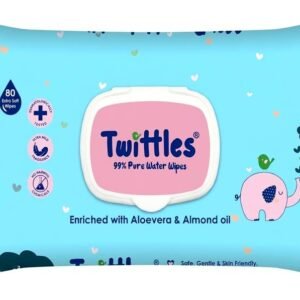 Sceptre Twittles Baby Wipes 99% Pure Water Wipes - Pack of 80