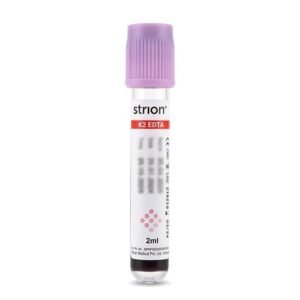 Strion K2 EDTA Vacuum Blood Collection Tube - 3ml Pack of 100 Pieces