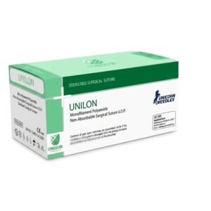 ULPL Unilon Suture 100cm - 1-0 Pack of 12 (N 3338)